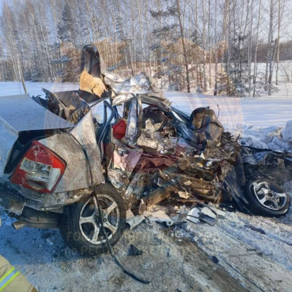 Три тела и груда железа: в Татарстане случилось стршное ДТП на встречной полосе Три тела и груда железа: в Татарстане случилось стршное ДТП на встречной полосе