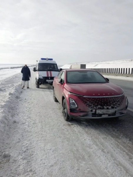 На дороге М12 выручили замерзающих супругов из-за неисправности машины На дороге М12 выручили замерзающих супругов из-за неисправности машины
