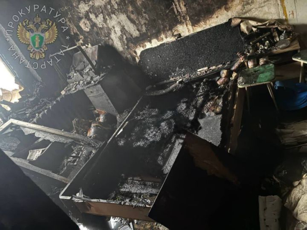 В Нижнекамске в результате пожара в квартире жертвами стали двое людей