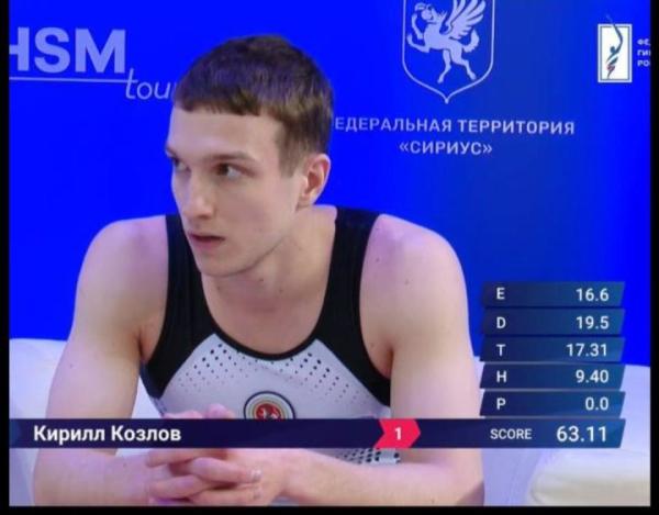Батутист Кирилл Козлов из Челнов завоевал Кубок России