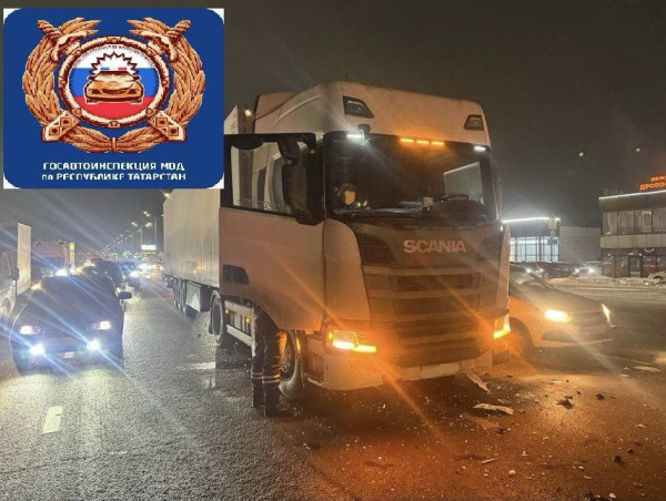 В Челнах шофёр автомобиля иностранного производства сделал двойное ДТП