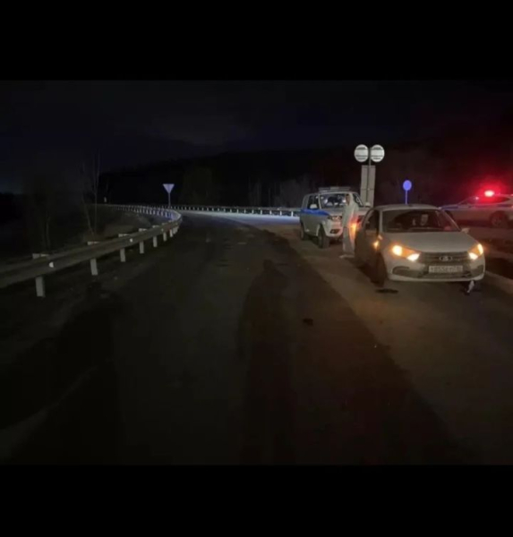 Под Челнами машина переехал лежавшего на магистрале человека Под Челнами машина переехал лежавшего на магистрале человека