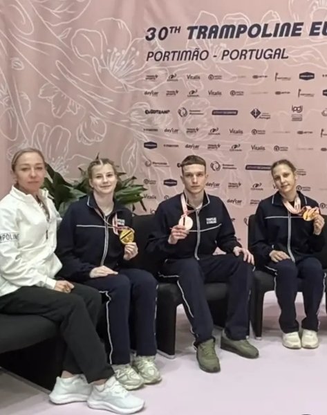 Батутисты из Челнов завоевали золотые медали Чемпионата Европы в Португалии