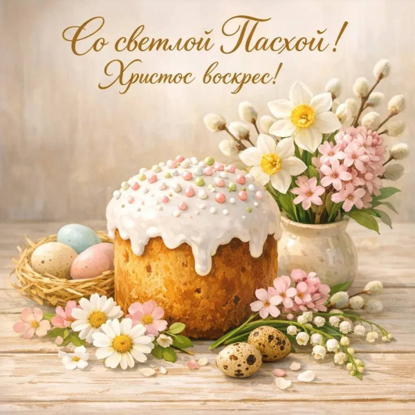 Со Светлой Пасхой!