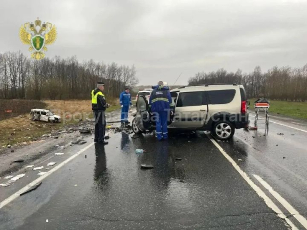 Он погиб на месте, она &ndash; в карете скорой: ДТП унесло жизни двоих в Татарстане