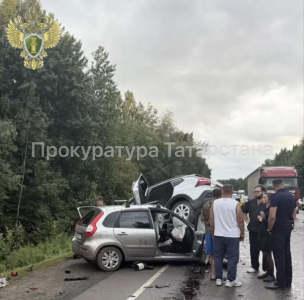 Три пассажира &laquo;Лады Искры&raquo; погибли в аварии в Татарстане