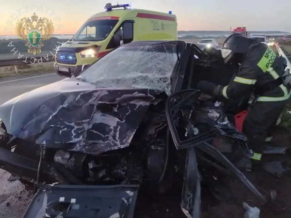 18-летний водитель и 16-летний пассажир погибли в ДТП в Татарстане