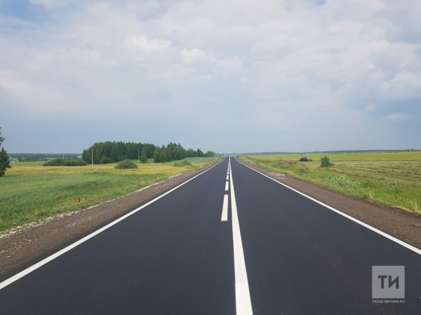 В Татарстане отремонтировали 1,3 км дороги Актаныш &mdash; Муслюмово