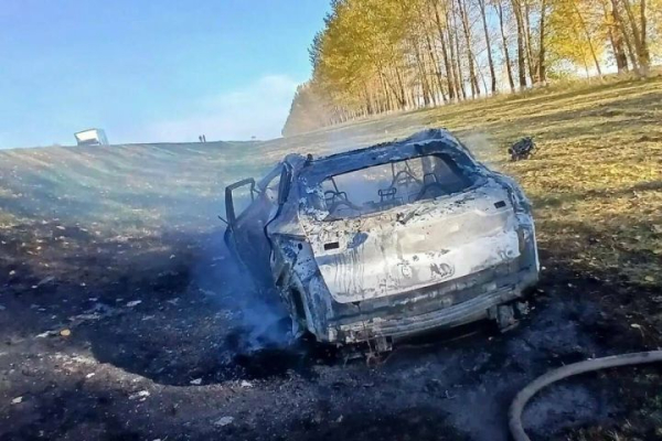 В Татарстане водитель погиб, вылетев из машины после удара о грузовик